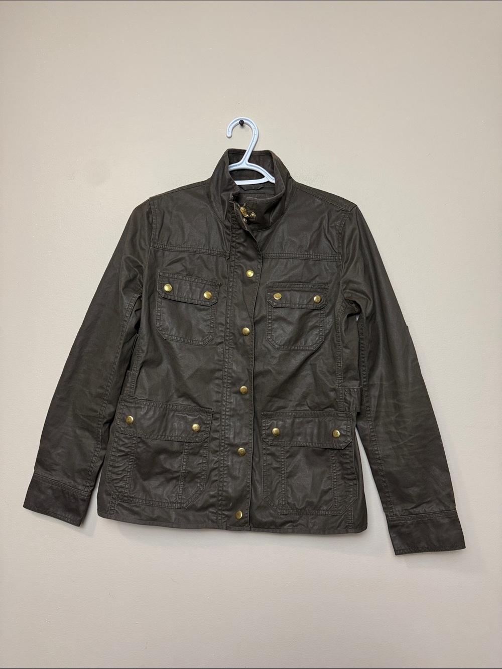 J. Crew Dark Olive Utility Jacket size S